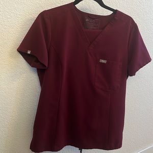 Figs Scrubs SET Catarina Slim M and Kade M Tall. Burgundy. EXCELLENT condition!
